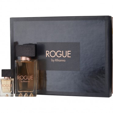 Rogue By Rihanna - Eau De Parfum Spray 4.2 oz And Body Lotion 3 oz And Eau De Parfum Spray 0.5 oz Mini