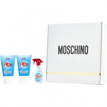 Moschino Fresh Couture - Eau De Toilette 0.17 oz Mini And Body Lotion .8 oz And Shower Gel .8 oz