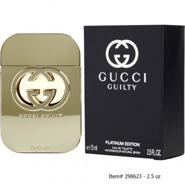 Gucci Guilty Platinum - Eau De Toilette Spray 1.6 oz