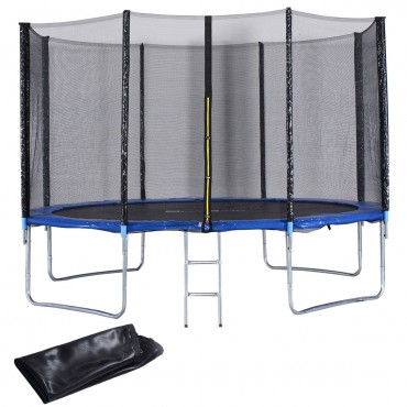 12 Ft. Trampoline With Net Ladder And Rain Cover