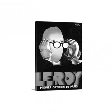 Leroy, Opticien,Vintage Poster - Canvas - Gallery Wrap
