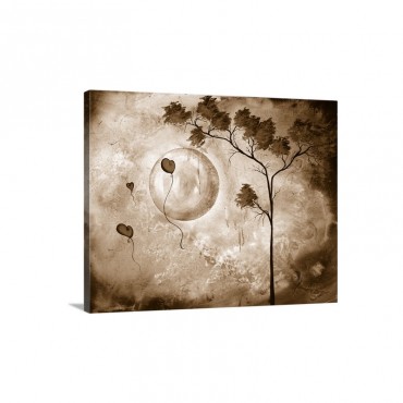 Far Side Of The Moon - Contemporary Art Wall Art - Canvas - Gallery Wrap