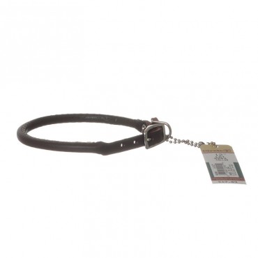 Circle T Latigo Leather Round Collar - 12 Long x 3 8 Wide