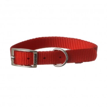 Coastal Pet Single Nylon Collar - Red - 14 Long x 5 8 Wide