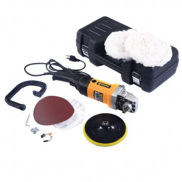 7 In. Variable Speed Electric Multifunctional Polisher Buffer Polisher Grinder