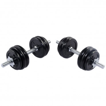 66 lbs Weight Adjustable Dumbbell Set
