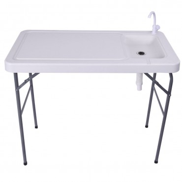 Folding Portable Hunting Cleaning Cutting Camping Fish Table