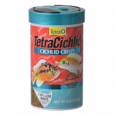 Tetra TetraCichlid Cichlid Crisps - 3.28 oz - 2 Pieces