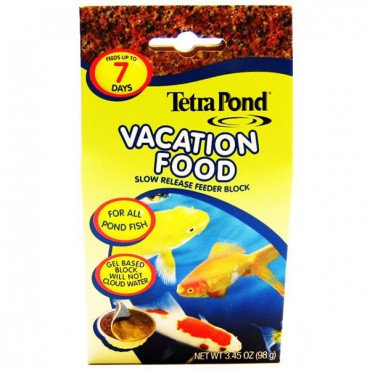 Tetra Pond Vacation Food - Slow Release Feeder Block - 3.45 oz - 2 Pieces
