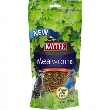 Kaytee Mealworms Bird Food - 3.5 oz - 2 Pieces