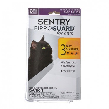 Sentry FiproGuard for Cats - 3 Doses