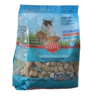 Kaytee Forti-Diet Pro Health Mouse, Rat and Hamster Food - 3 lbs