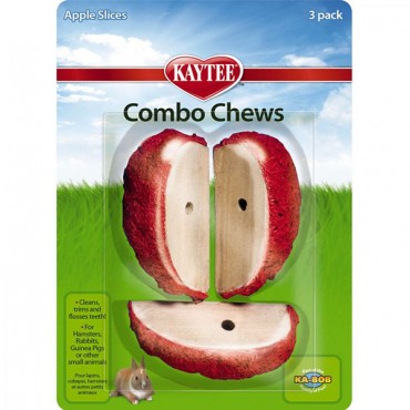 Kaytee Combo Chews Apple Stices - 3 Pack - 5 Pieces