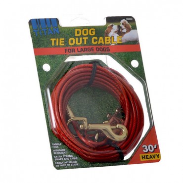 Titan Heavy Tie Out Cable - 30 in. Long Cable