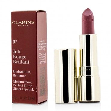 Clarins - Joli Rouge Brillant Moisturizing Perfect Shine Sheer Lipstick  07 Raspberry 3.5g 0.12oz