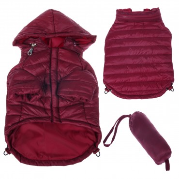 Lightweight Adjustable Sporty Avalanche Pet Coat - Red