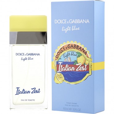 D And G Light Blue Italian Zest - Eau De Toilette Spray 3.3 oz