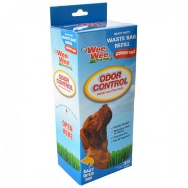 Wee-Wee Outdoor Odor Control Heavy Duty Waste Bag Refill - 315 Count
