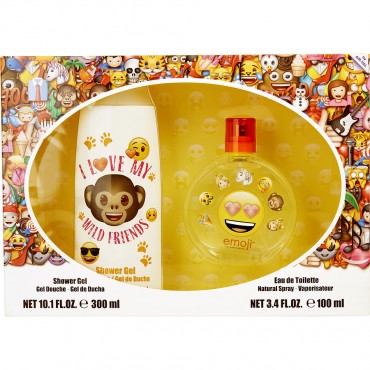 Emoji I Love My Wild Friends  - Eau De Toilette Spray 3.4 oz And Shower Gel 10.1 oz