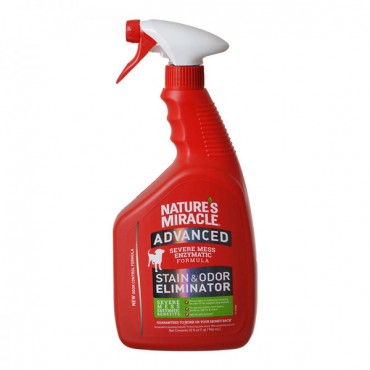 Nature's Miracle Advanced Stain and Odor Remover - 32 oz Pump Spray Bottle