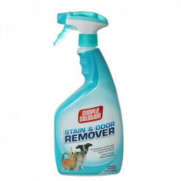 Simple Solution Pet Stain and Odor Remover - 32 oz Spray Bottle - 2 Pieces