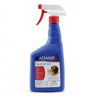 Adams Flea and Tick Spray Plus Precor - 32 oz