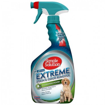 Simple Solution Extreme Stain and Odor Remover - Spring Breeze - 32 oz - 2 Pieces