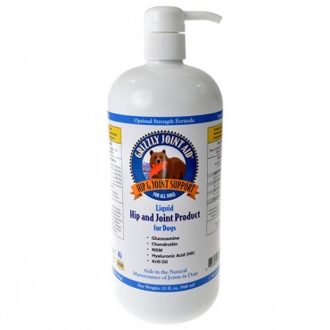 Grizzly Joint Aid Liquid Hip and Joint Product for Dogs - 32 oz