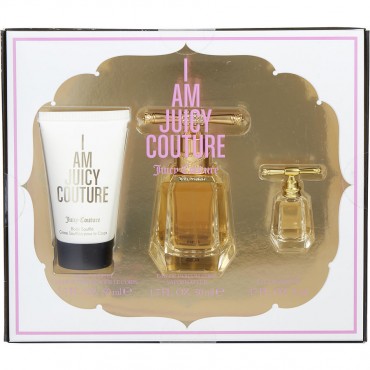 Juicy Couture I Am Juicy Couture - Eau De Parfum Spray 1.7 oz And Body Souffle 1.7 oz And Eau De Parfum 0.17 oz Mini