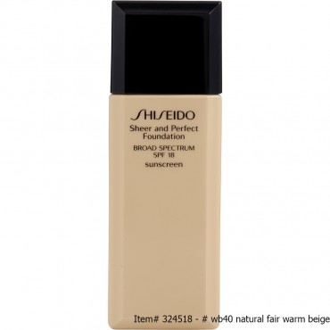 Sheer And Perfect Foundation Spf 18  Wb40 Natural Fair Warm Beige 30ml/1oz