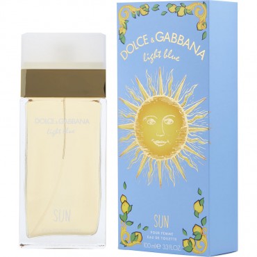 D And G Light Blue Sun - Eau De Toilette Spray Limited Edition 3.3 oz