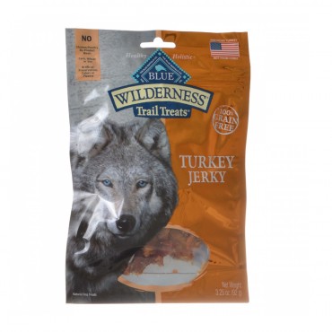 Blue Buffalo Wilderness Trail Treats for Dogs - Turkey Jerky - 3.25 oz