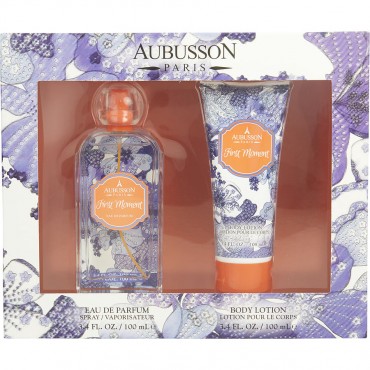 Aubusson First Moment - Eau De Parfum Spray 3.4 oz And Body Lotion 3.4 oz