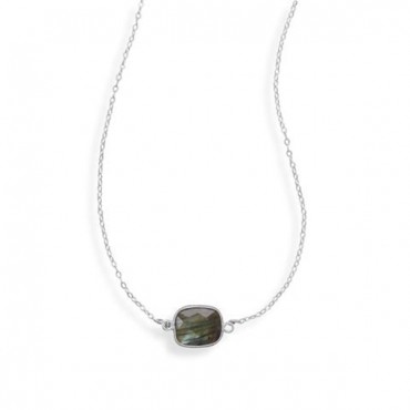 16 in. + 2 in. Labradorite Necklace