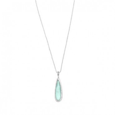 Ancient Roman Glass Pear Drop Necklace