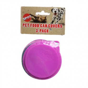 Spot Petfood Can Covers - 3 Pack - 3.5 Diameter Lids