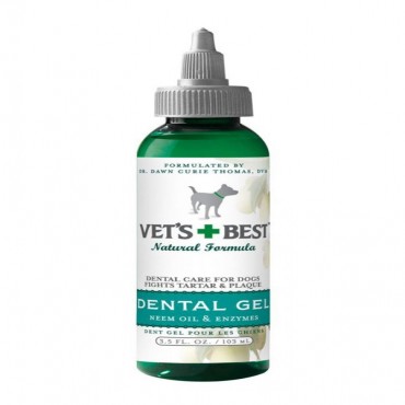 Vets Best Dental Gel for Dogs - 3.5 oz