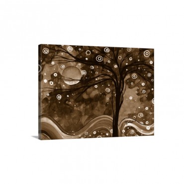 First Snow Fall Wall Art - Canvas - Gallery Wrap