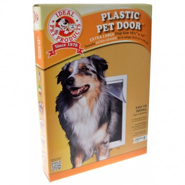 Perfect Pet Plastic Pet Door - X-Large - 10.5W x 15H