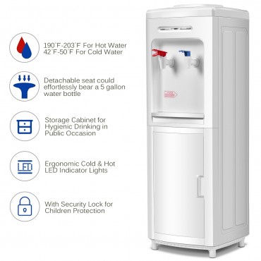 5 Gallons Cold And Hot Water Dispenser