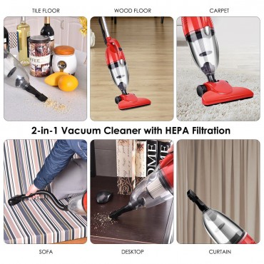 800 W 2-In-1 Vacuum Cleaner With Filtration