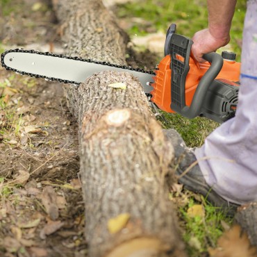 16-Inch Electric Chain Saw With Automatic Oiling