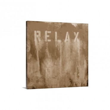 Just Relax Wall Art - Canvas - Gallery Wrap