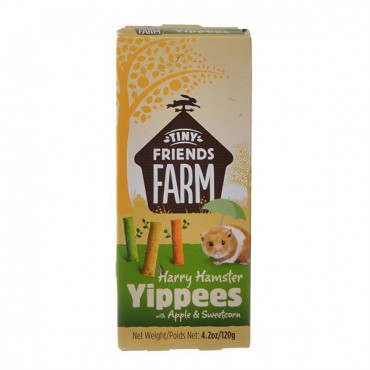 Tiny Friends Farm Harry Hamster Yippees with Apple and Sweetcorn - 4.2 oz - 5 Pieces