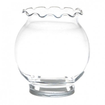 Anchor Hocking Fluted Ivy Fish Bowl - 4 3/4 in. Diameter 4 Pieces