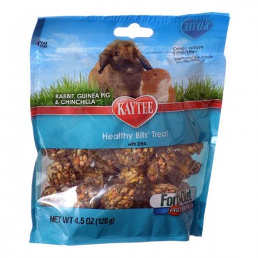 Kaytee Forti-Diet Pro Health Healthy Bits Treat - Rabbits, Guinea Pigs and Chinchilla - 4.5 oz - 3 Pieces
