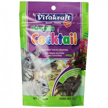 VitaKraft Chinchilla Cocktail Treats - 4.5 oz - 3 Pieces