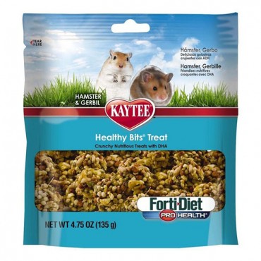 Kaytee Forti-Diet Pro Health Healthy Bits Treat - Hamster and Gerbil - 4.75 oz - 3 Pieces