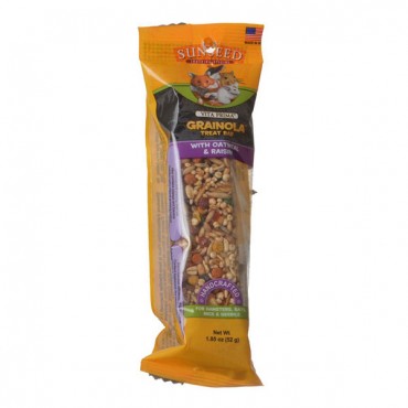 Sunseed Grainola Rabbit Treat Bar with Carrot and Parsley - 4 in. Bar - 4 Pieces