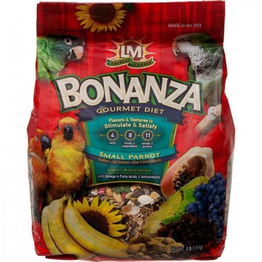 LM Animal Farms Bonanza Small Parrot Gourmet Diet - 4 lbs